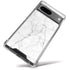 White Marble Google Pixel 8a Clear Case